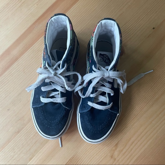 Vans Sk8 Hi Top Hibiscus Sneakers - Picture 6 of 13